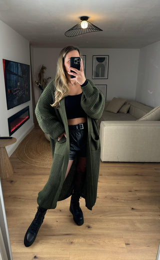 Strickjacke Nele Lang