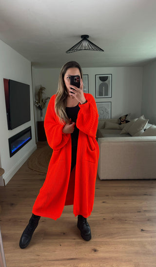 Strickjacke Nele Lang