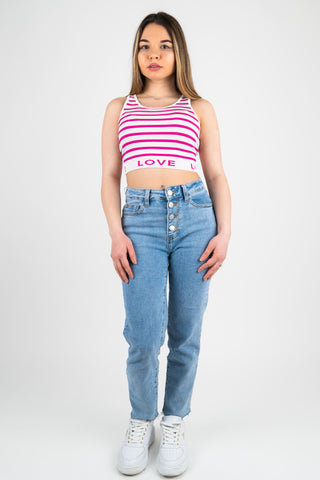 Crop Top Love Pink