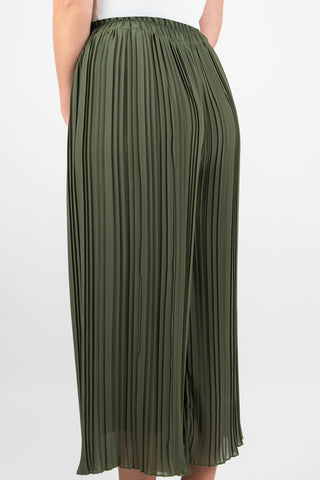 Plissee Hose Pamela Khaki