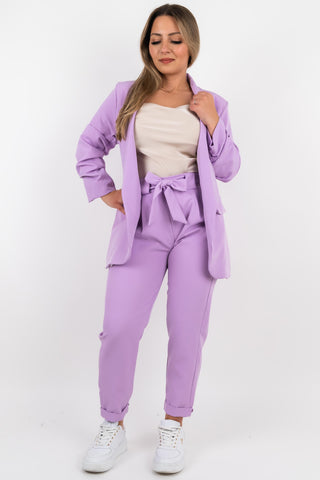 Blazer mit Bundefaltenhose Naja Flieder