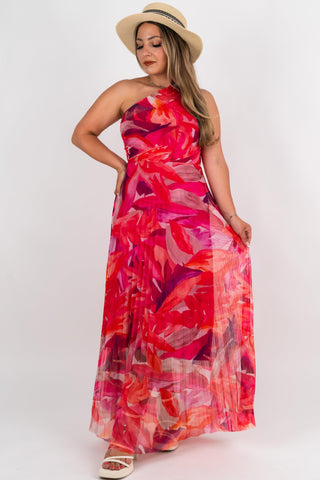 Maxikleid Josie Pink