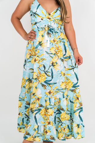 Maxikleid Isa Blau