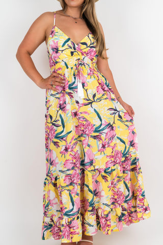 Maxikleid Isa Gelb