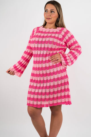 Strickkleid Zoe Pink