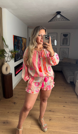 Shorts Ella im Boho Look