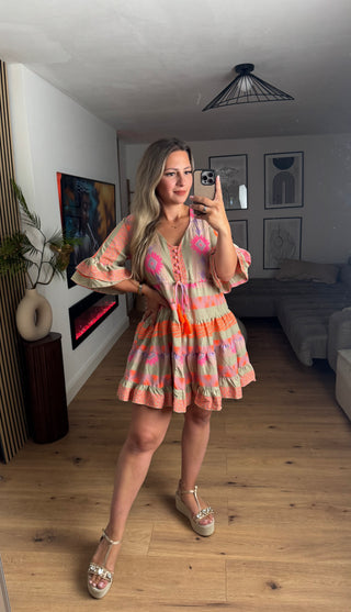 Minikleid Volant Lina