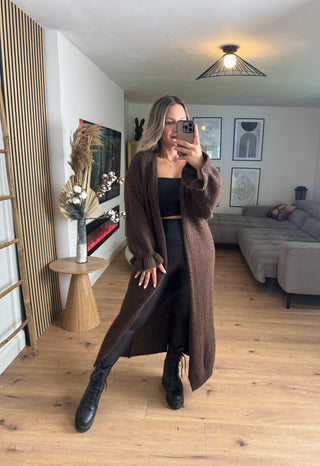 Strickjacke Elowen Lang