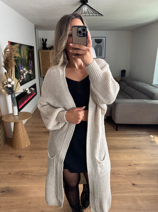 Strickjacke Nele Lang