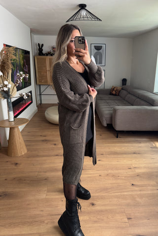 Strickjacke Nele Lang