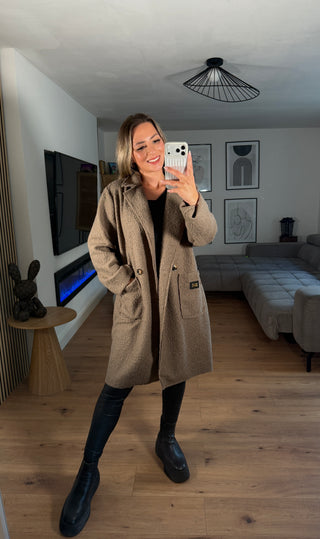 Mantel Amaya Taupe