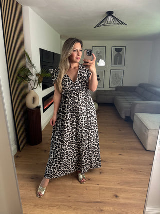 Musselin Kleid Leo schwarz