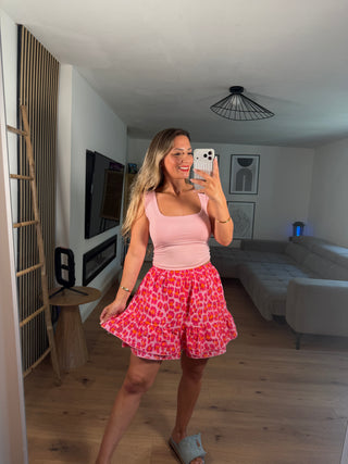 Top Lilly mit integriertem Bh Rosa