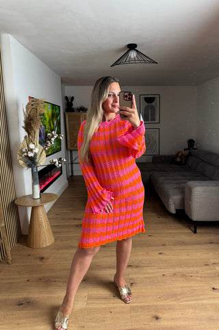Strickkleid Zoe Orange