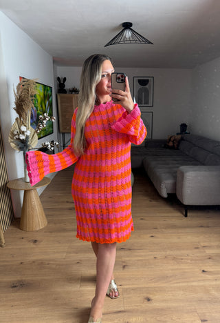 Strickkleid Zoe Orange