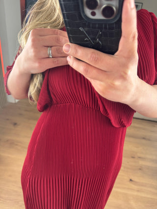 Kleid Alona Bordeaux