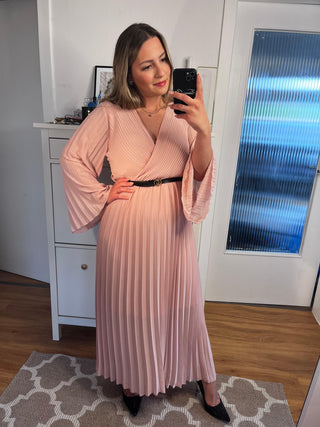 Plissee Maxikleid Valentina Rose