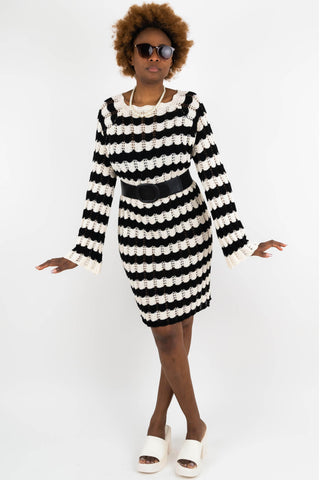 Strickkleid Zoe Schwarz