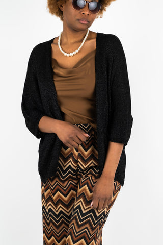 Strickjacke Leni Schwarz