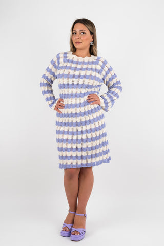 Strickkleid Zoe Flieder