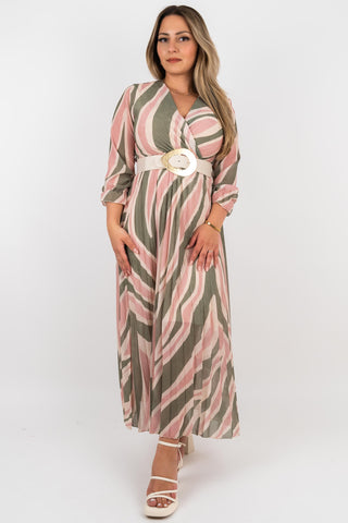 Maxikleid Elena im Boho Look Khaki