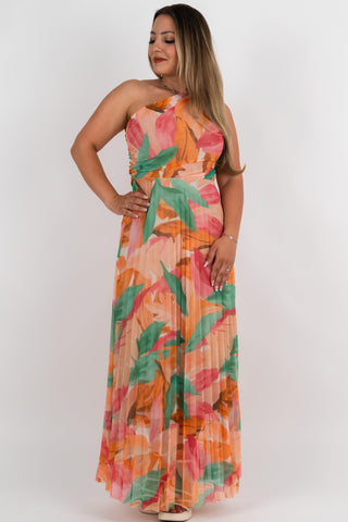 Maxikleid Josie Orange