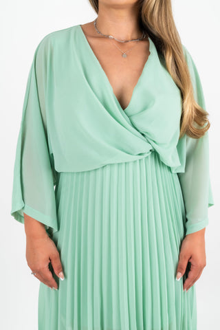 Plissee Midikleid Chiara Mint