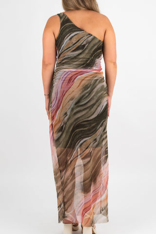 Midikleid Hannah Khaki