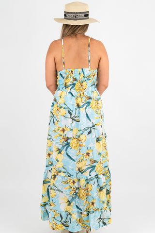 Maxikleid Isa Blau