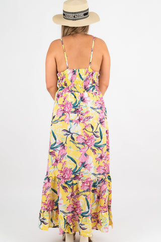 Maxikleid Isa Gelb