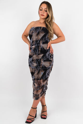 Midikleid Nicole Schwarz