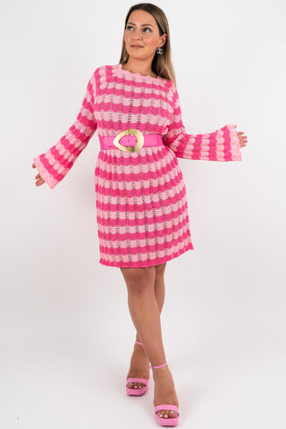 Strickkleid Zoe Pink