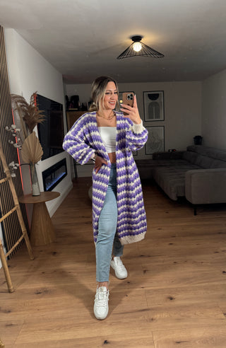 Strickjacke Jelva Lang