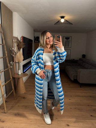 Strickjacke Jelva Lang