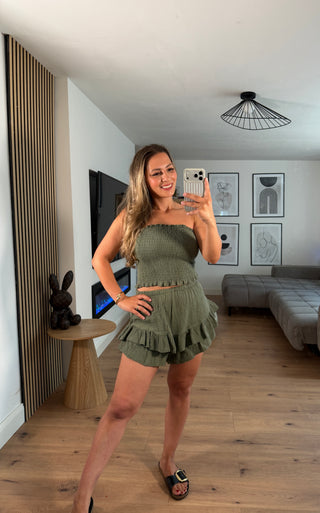 Musselin Tube Top Virelle
