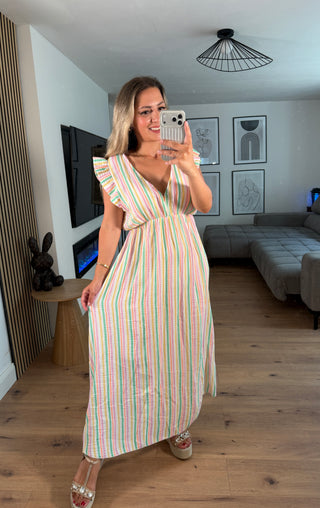 Musselin Maxikleid Zina