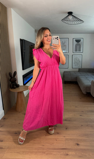 Musselin Maxikleid Lilith