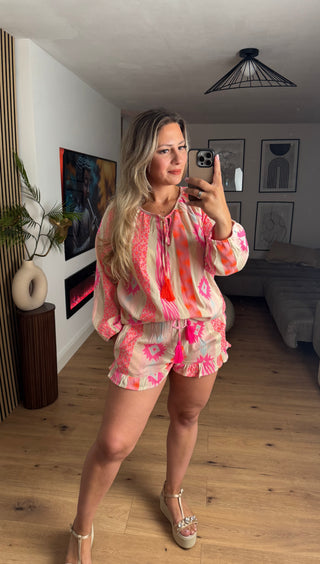 Shorts Ella im Boho Look