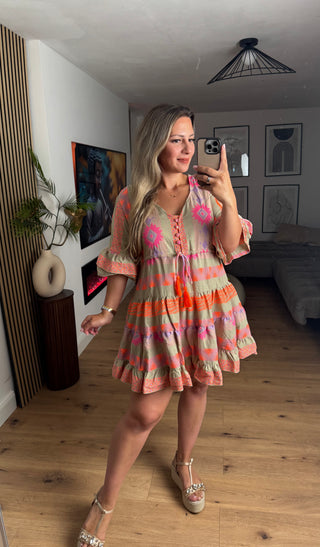 Minikleid Volant Lina