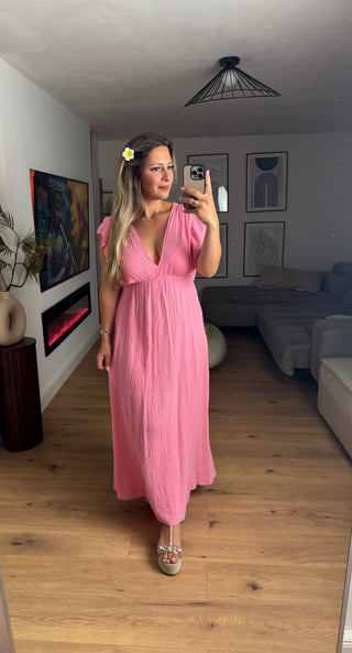 Musselin Maxikleid Lilith