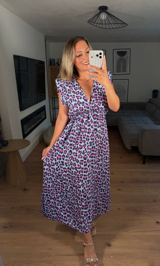 Musselin Maxikleid Leo Pianosa