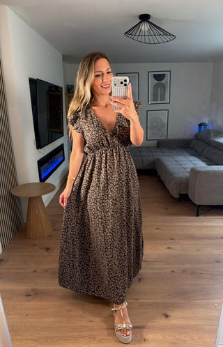 Musselin Maxikleid Leo Pianosa