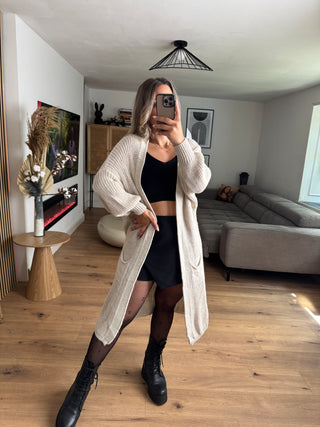 Strickjacke Nele Lang