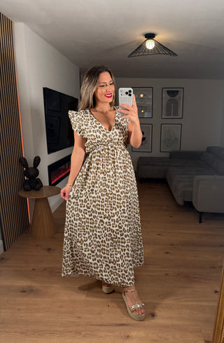 Musselin Maxikleid Leo Avelia