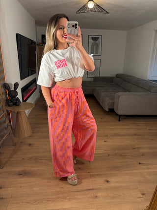 Musselin Hose Neyra Gestreift