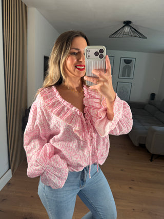Musselin Leo Bluse Naira