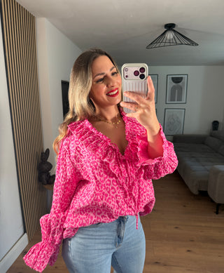 Musselin Leo Bluse Naira