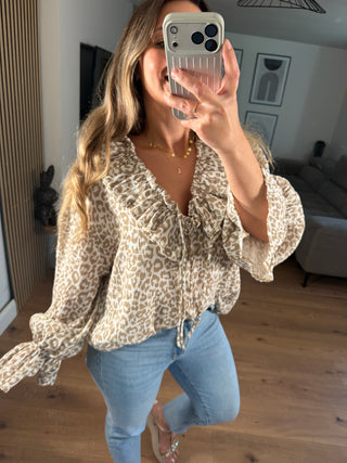 Musselin Leo Bluse Naira