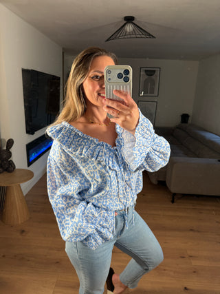 Musselin Leo Bluse Naira