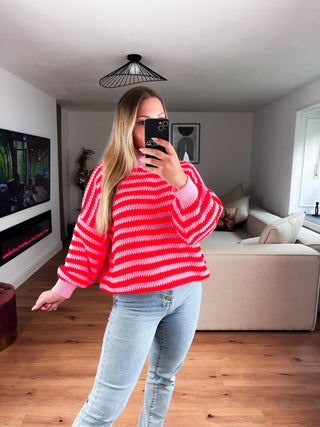 Pullover Daria Pink/Orange